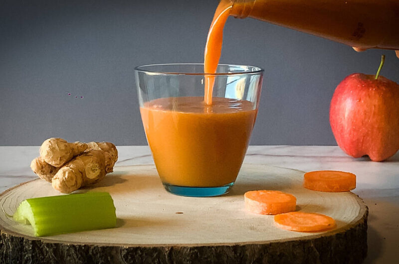 CZING – Carrot, Celery, Apple, Ginger Juice recipe